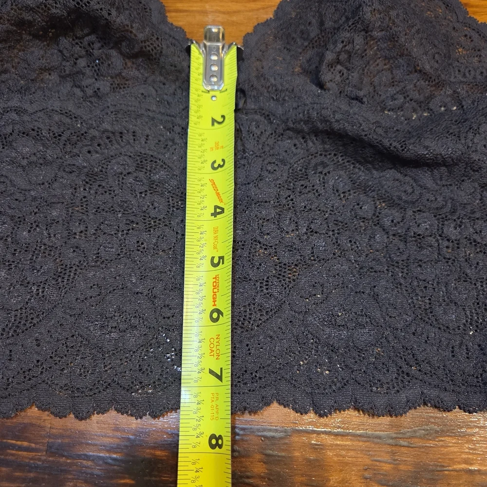 Vintage Lace Cami Top Black with Adjustable Straps Women's
